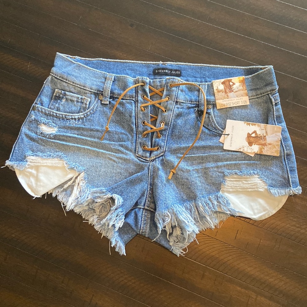 Sincerely Jules Junior denim shorts